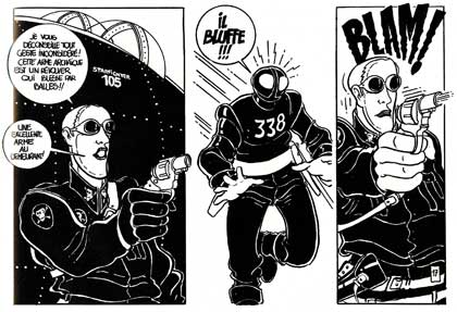 Captain Futur, by Serge Clerc