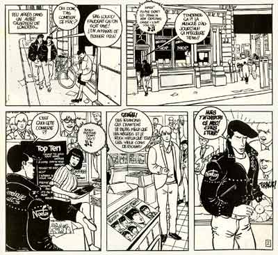 comic art by Serge Clerc (1979)