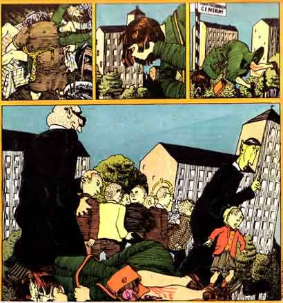 comic art by Aart Clerckx (Gummi, 1977)
