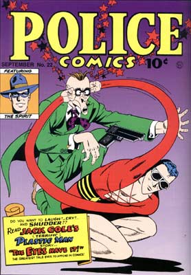 Police Comics cover, by Jack Cole