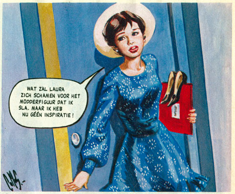 Kimmy op de modetoer by Comos