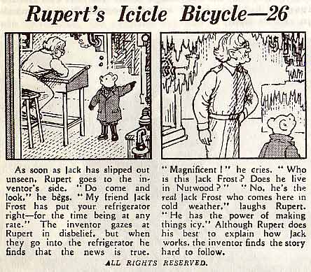 Rupert the Bear by Alex Cubie