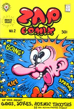 Zap Comix 2, cover by Robert Crumb, 1968