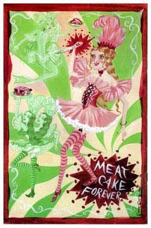 Meatcake cover, by Dame Darcy