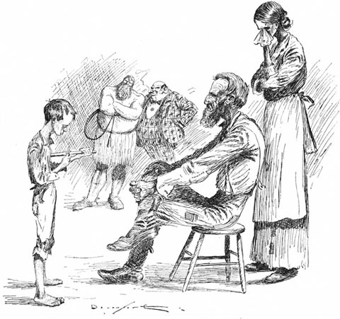 Cartoon by Homer Calvin Davenport