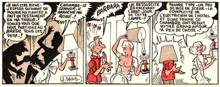 comic art by Jean David (V Magazine 1949)