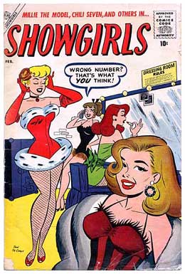 Showgirls cover, by Dan DeCarlo
