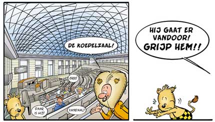 Flosj in het Vlaams Parlement, by Bruno de Roover
