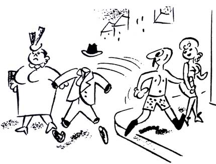 comic art by Enrico De Seta