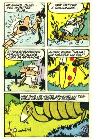 First Flagada comic, by Charles Degotte