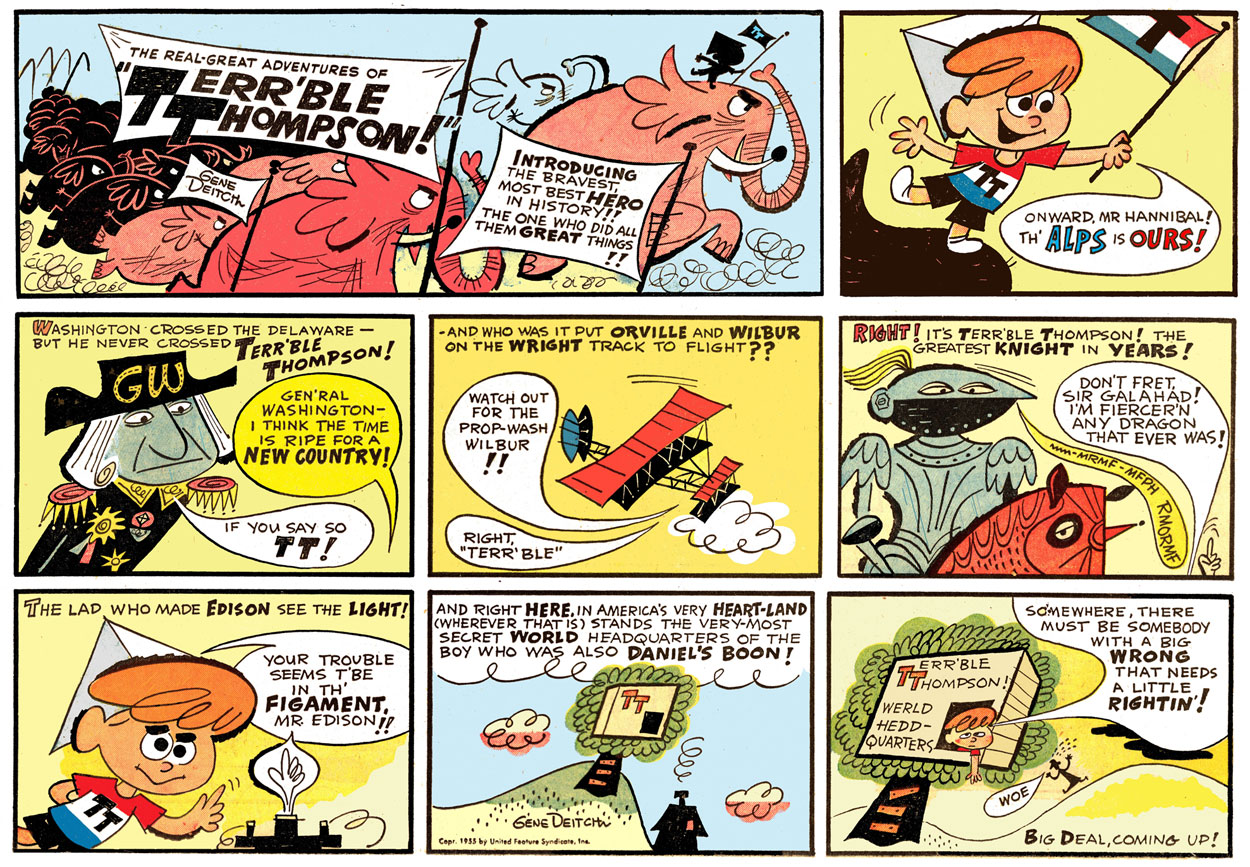 Terr'ble Thompson, by Gene Deitch