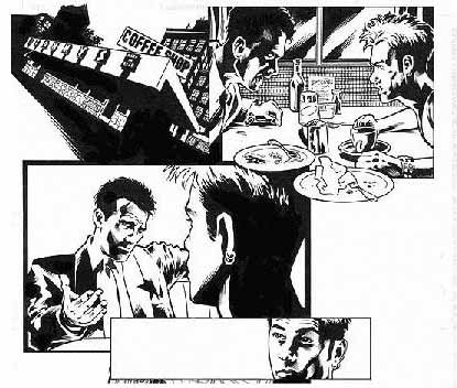 comic art by Adam DeKraker