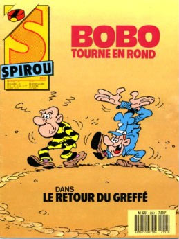 Spirou cover by Paul Deliège
