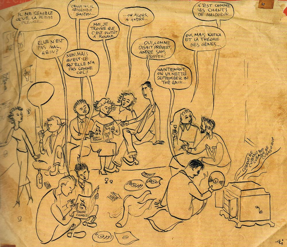 Drawing by Yvan Delporte