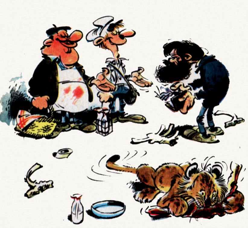 Yvan Delporte fait une apparition dans Gaston Lagaffe