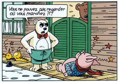 Les Aventures de Bouchon le Petit Cochon, artwork by André Taymans