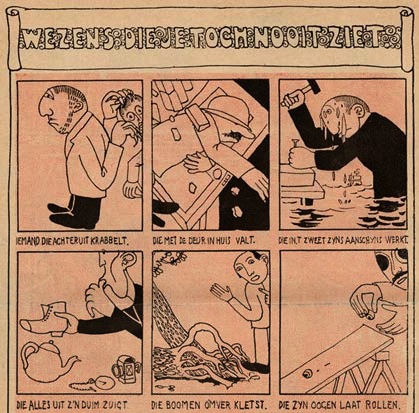 comic strip from De Ware Jacob, by Ko Doncker (1905)
