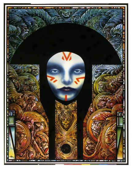 Salammbo, acrylic by Druillet