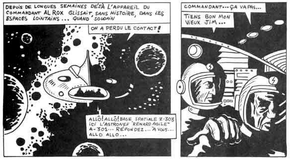 comic art by Pierre Dupras