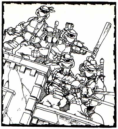 Teenage Mutant Ninja Turtles, by Kevin Eastman (1984)