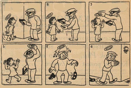 François Lejeune (Effel) comic from Dutch newspaper De Volkskrant