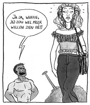 comic art by Linda van Erve