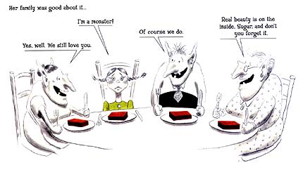 Pretty Ugly, in Little Lit, by Ian Falconer