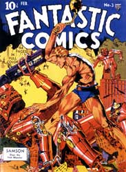 Fantastic Comics cover by Lou Fine 1940