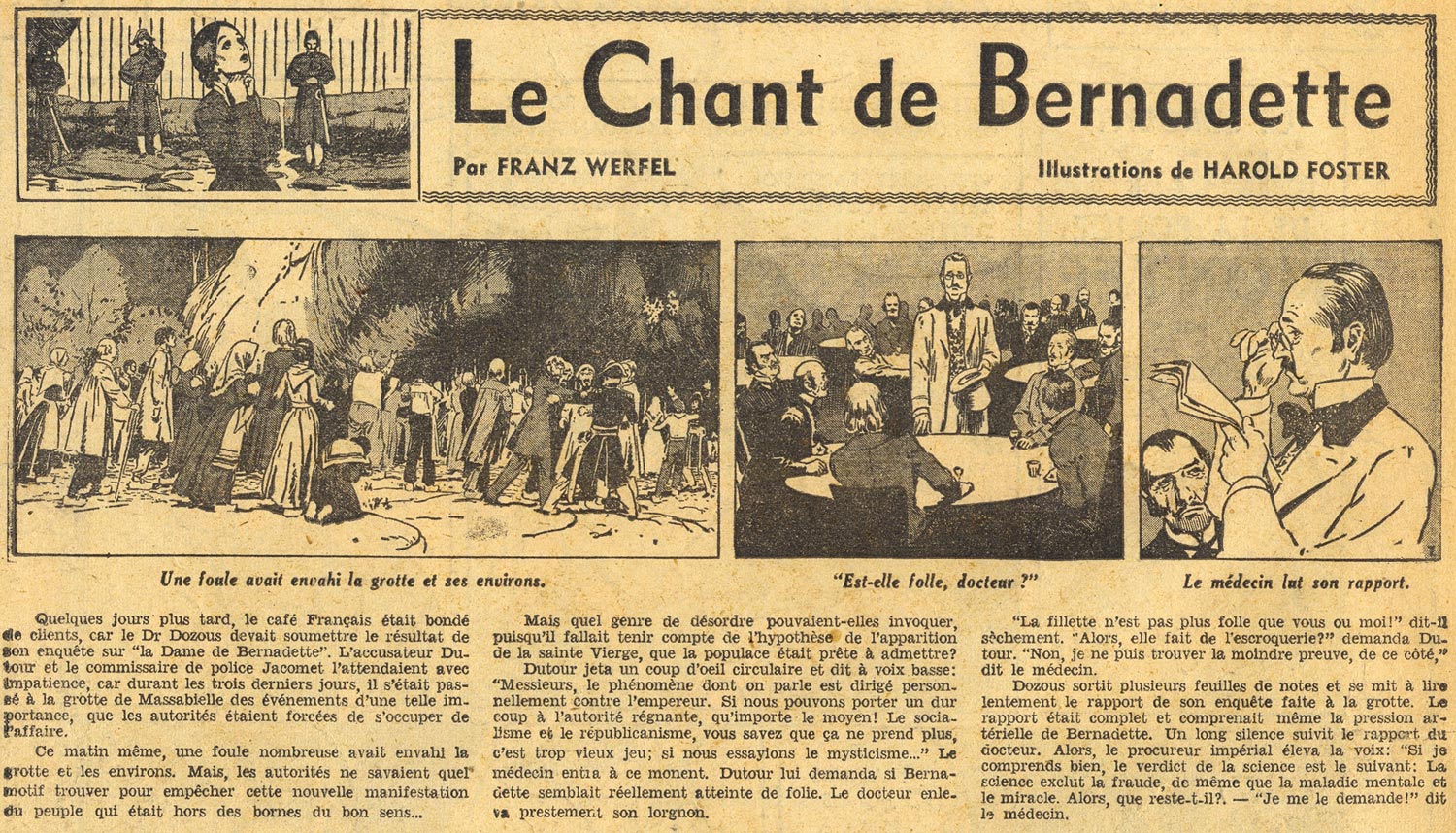 Le Chant de Bernadette, by Hal Foster