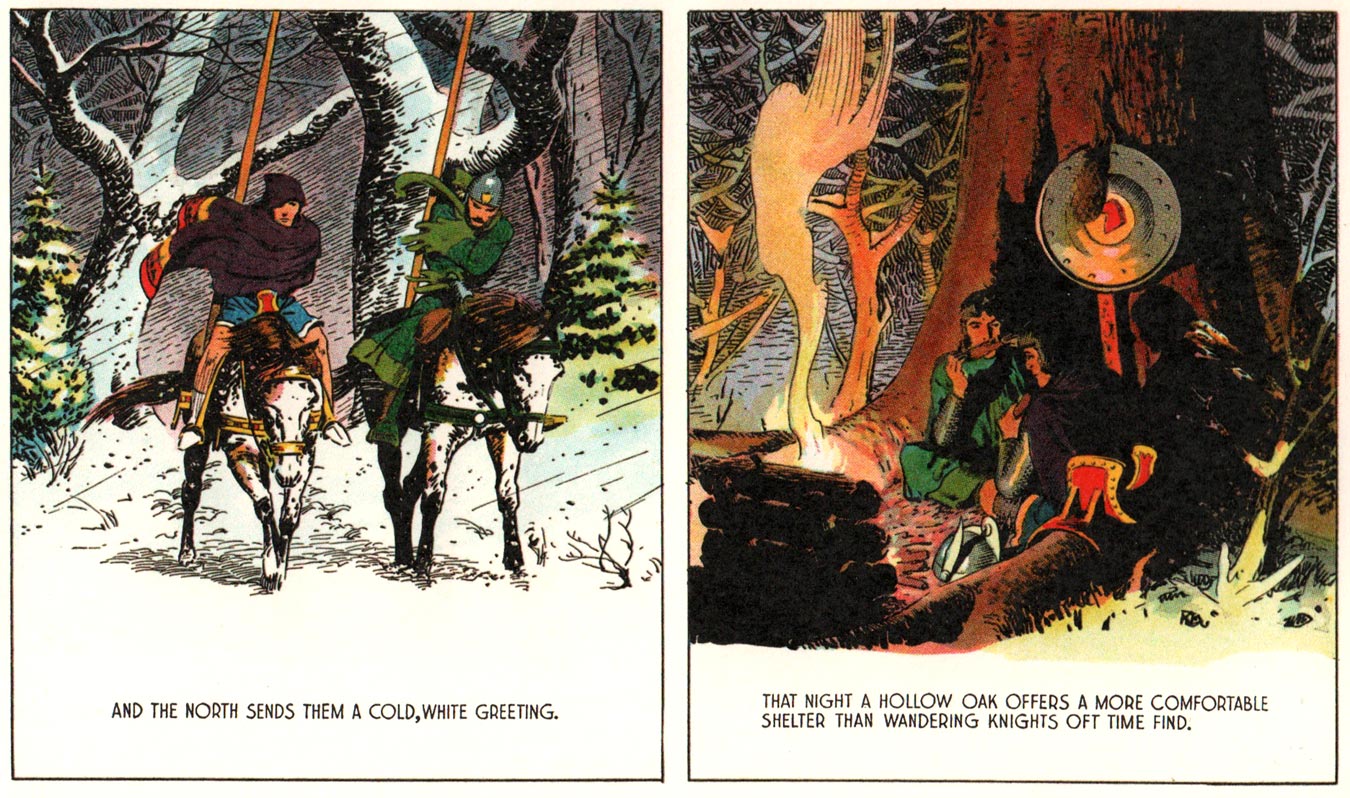 Prince Valiant, by Hal Foster, August 1942