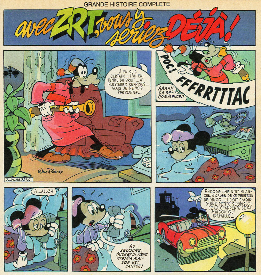 Mickey and Goofy, drawn by Manolo Galdon (F JM 86231)