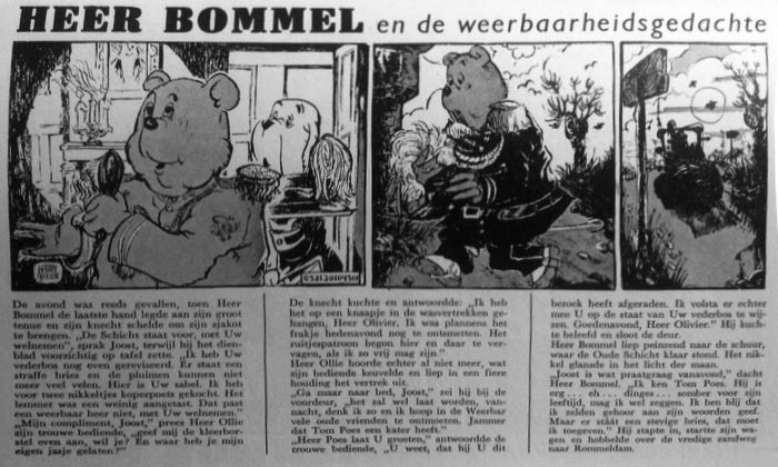 Heer Bommel en de weerbaarheidsgedachte