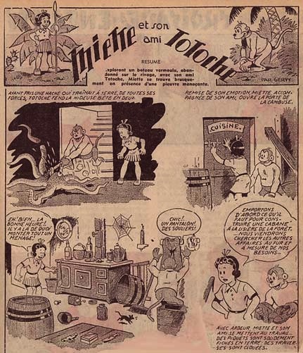 Miette et son ami Totoche (Bernadette, 1951)