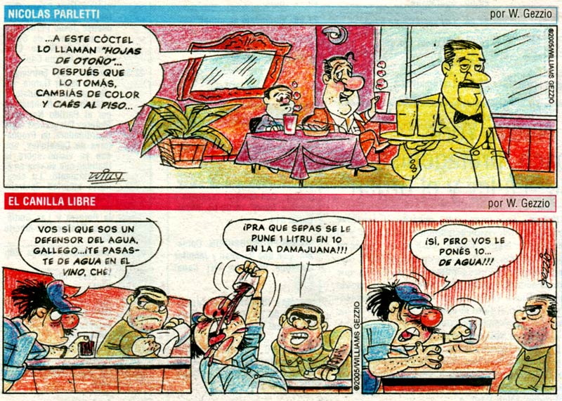 Comic strips by William Gezzio