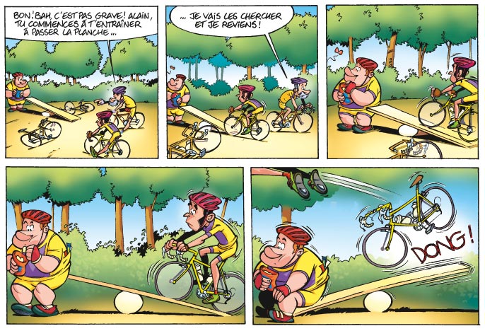 Les Cyclistes by Cédric Ghorbani