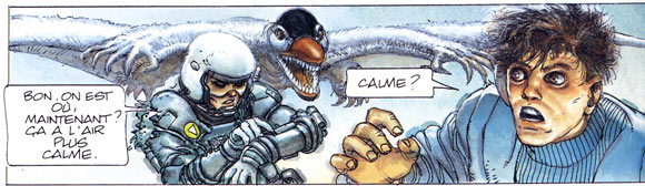 comic panel by Juan Gimenez