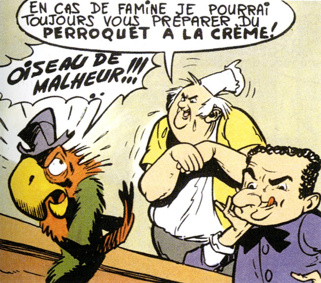 Goscinny drawn by Uderzo