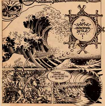 comic art by Rick Griffin