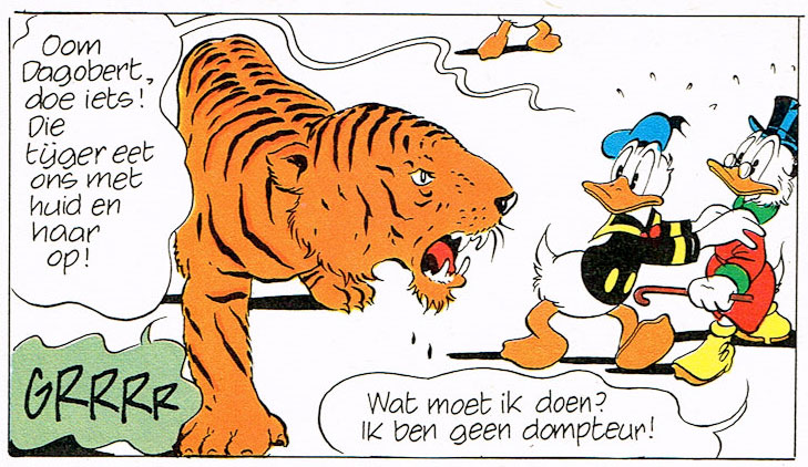 Donald Duck, by Jan Gulbransson