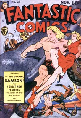 Fantastic Comics cover, by Paul Gustavson (1941)
