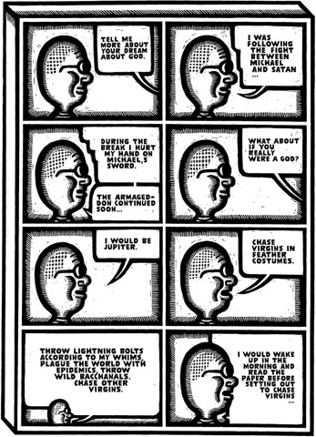 Comic art by Matti Hagelberg