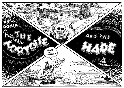 The Tortoise and the Hare, from Air Pirates, by Gary Hallgren 1971