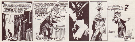 Ecerpt from a comic strip presentation book, by R.C. Harvey