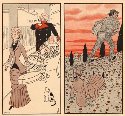 Simplicissimus art by Thomas Theodor Heine
