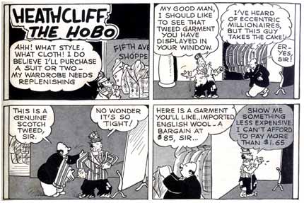 Heathcliff the Hobo, by Art Helfant (Young King Cole, 1947)