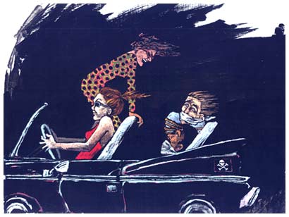 comic art by Marian Henley