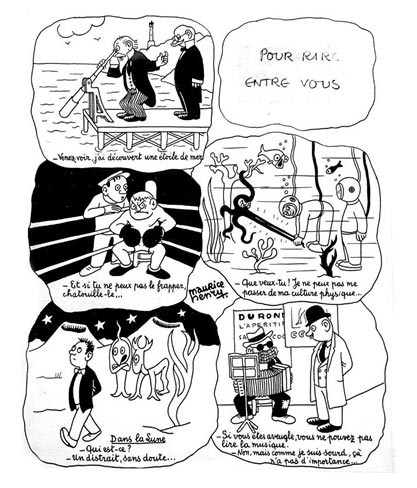 Cartoon by Maurice Henry