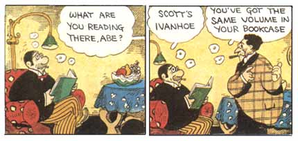 comic panel by Harry Hirschfield