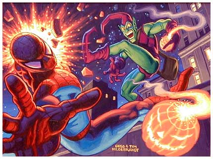 Spiderman, by Greg and Tim Hildebrandt