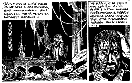comic art by Petri Hiltunen